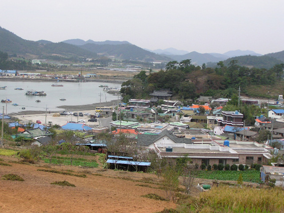 고돌산진 고내리 전경 